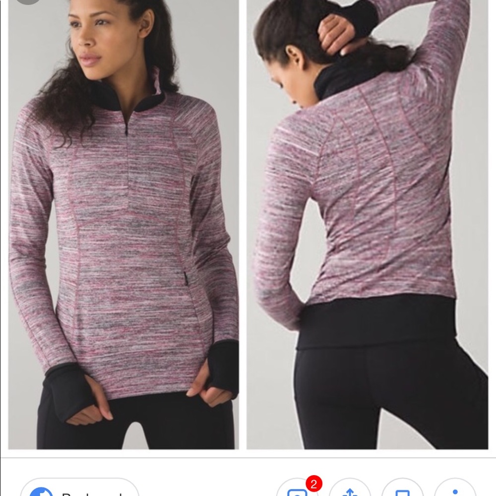 Lululemon Runderful 1/2 zip - Picture 2 of 2